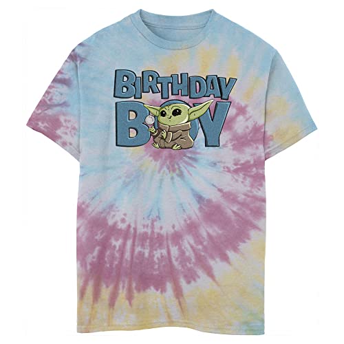 STAR WARS Kids' The Mandalorian Grogu Bday Ball Boys Short Sleeve Tee Shirt