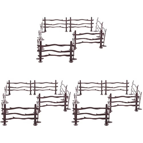 TOYANDONA 60-Teilige Figuren/Pädagogisches Zen-Gartenstall Simulationsspielzeug/Geschenke Tiere Zaun Miniatur Scheune…