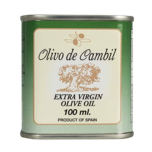 Olivo De Cambil Aceite De Oliva Virgen Extra 400 ml. Pack de 4 miniaturas (latas) de 100 ml. cada una Cover