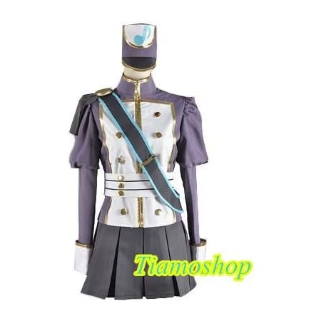 Amazon Vision Vocaloid ボーカロイド Project Divamirai２マーチングバンド 初音ミク 華麗版 風 クリスマス ハロウィン イベント仮装 コスチューム コスプレ衣装 J3934 女性s コスプレ 仮装 通販