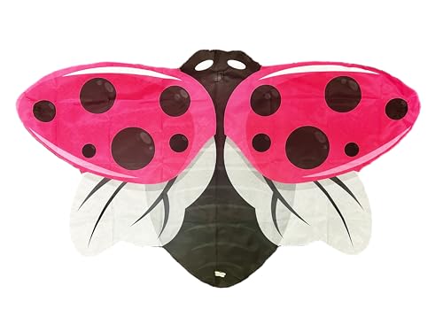 Insect Lore Pink Ladybug Costume Wings - Pretend Play and Dress-up for Kids