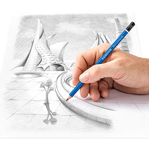 Lápices de grafito Staedtler Mars Lumograph 11B pack 12 miniatura 5