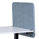FIX 2 PLACE Akustik Trennwand & Sichtschutz für Büros 80x65cm...
