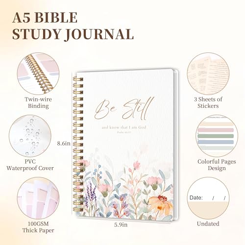 Carnet de notes de la Bible pour prendre des notes sans perdre le fil du sermon - 5