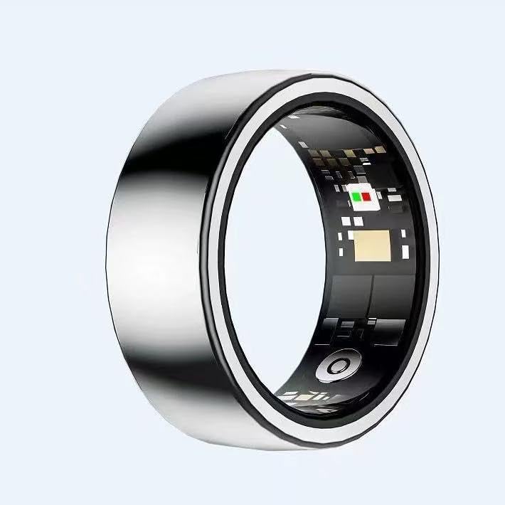 Smart Ring with Sleep Monitoring, Step Counting, Heart Rate, Blood Oxygen for iOS and Android, Health Tracker,No Subscription Fee (Silver, 10#)-picture-16
