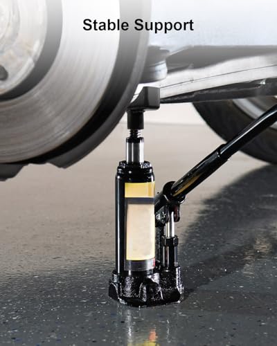 Image of Jack Axle Adapter Lifting Saddle Fits for Bottle Floor Jack Suitable for 3-4 inch Round and Square Axle Tube, Axle Saddle Adapter Fits for 1.65Inch or Smaller Diameter Bottle Jack Shaft Saddles Black
