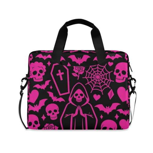 Bolso Laptop Crossbody 15.6" Estampado Rojo miniatura 1