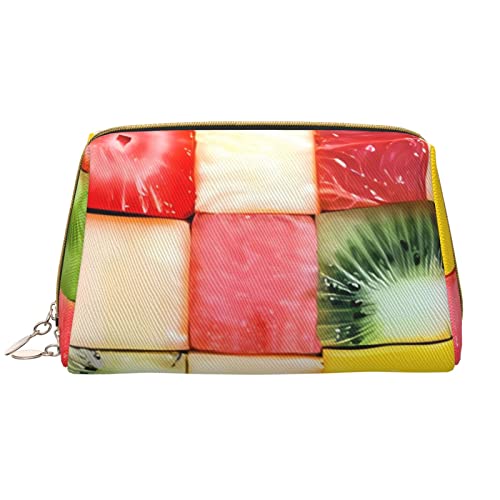 Trousse de maquillage pastèque spacieuse pour résoudre le manque de rangement