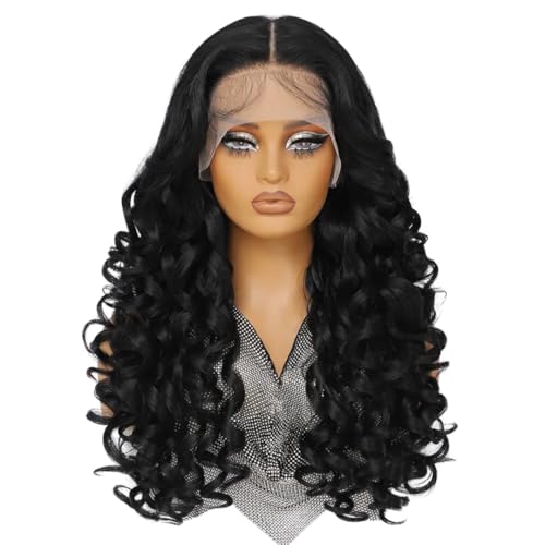 Perruque néosynthétique longue bouclée pour changer de coiffure en soirée