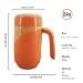 Taza de viaje de cerámica, taza de cerámica aislada con tapa a...