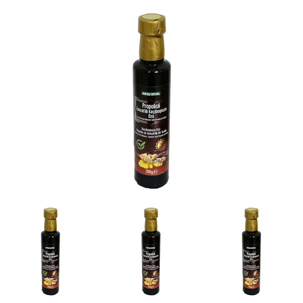 AKSU VİTAL AksuVital Propolis Zencefil ve Keçiboynuzu Özü 350 gr. 1 Paket (1 x 800 g) (4 paketi)