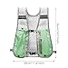Menolana Hydration Vest, Outdoor Sport Bag Rucksack, Breathable Hydration Backpack, Running Backpack Water Pack for Hiking Jogging, Green