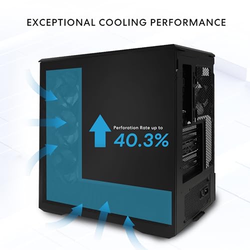 Image of Lian Li Vector V100 MINI Micro Form Factor Compact PC Case - Black(V100MIX) | Panoramic Tempered Glass, Support Backet-Connect Micro-ATX, 415mm GPUs, 360mm Radiator, 9 x 120mm Fans, Dust Filiter