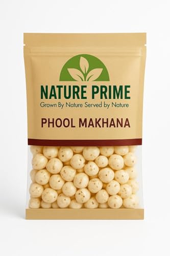 NATURE PRIME Fox Nuts | 500 GM | No Added Artificial Flavours | No Added Preservatives | Phool Makhana
