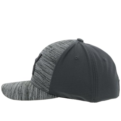 Image of HOOEY Men's Ash Flexfit Fitted Hat (US, Alpha, Small, Medium, Grey)