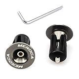 Wakaka 2 Pack Aluminum MTB Road Bike Handlebar End Plugs Bar End Caps for MTB, Road Bike and Folding
