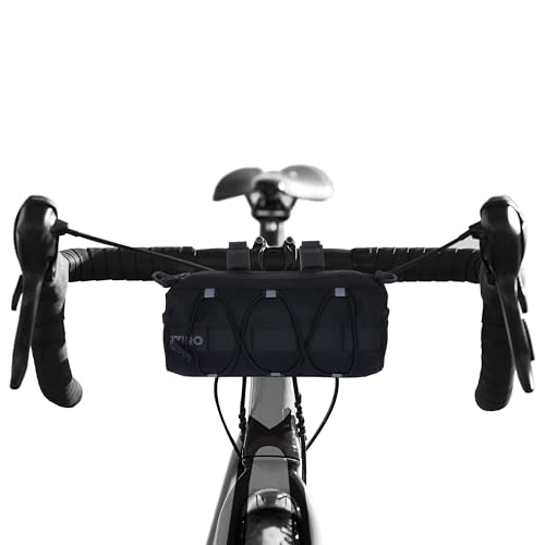 UZIRO Bolsa Impermeable para Manillar de Bicicleta – Ideal para Gravel y Bikepacking, Transporte de Ciclismo, Resistente al Agua para Ciclistas y Aventuras al Aire Libre