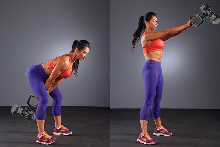 Miniatura 5 de Convierte mancuernas en pesas rusas de SEWD  Pesos ajustables y mango de pesas rusas de hasta 220 libras de capacidad para levantamiento de pesas,