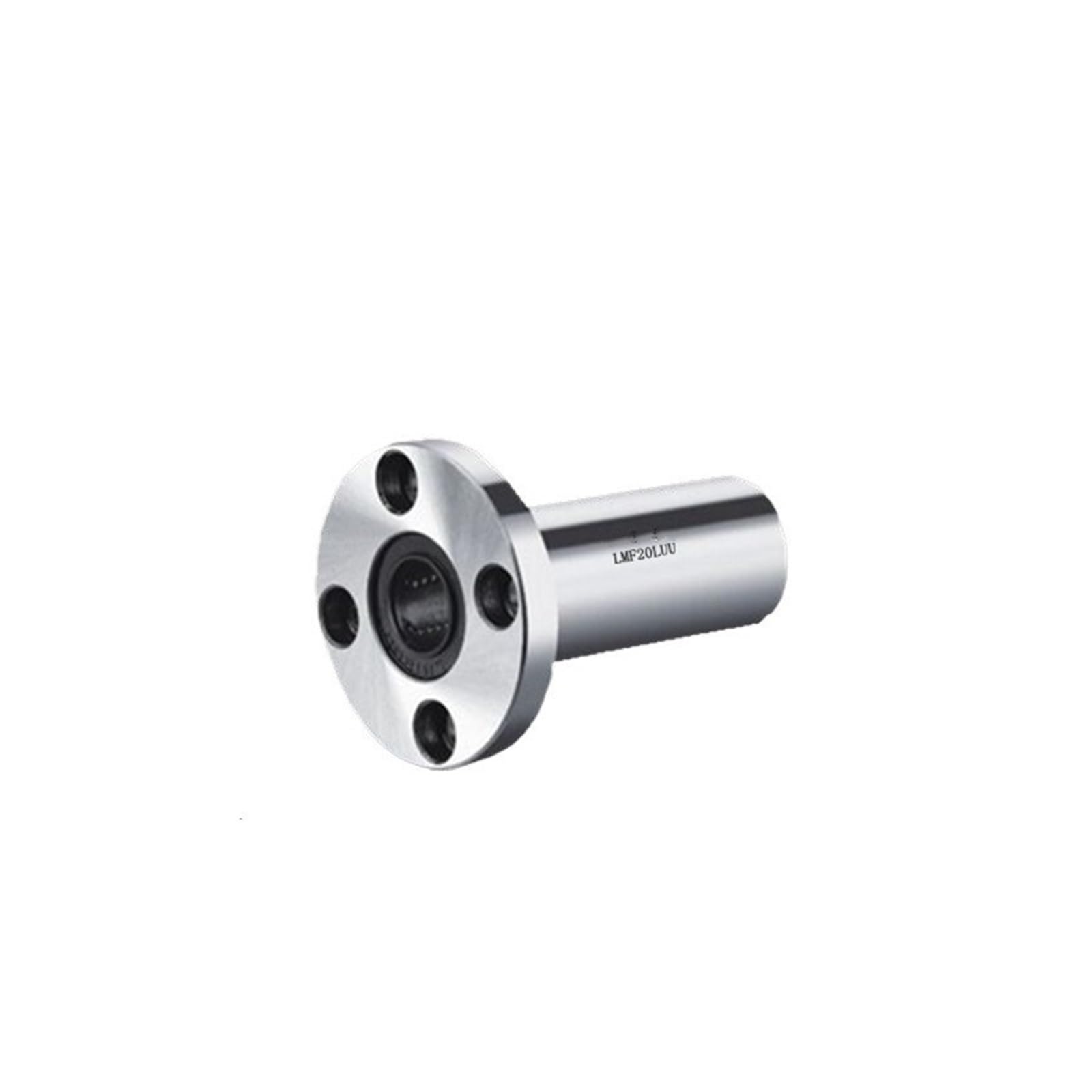 HYUJNAFZR 1PC Round Flange Linear Motion Bearing LMF6/8/10/12/13/16/20/25/30UU/LUU Linear Bushing Bearings(LMF10LUU 10x19x55mm)