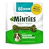 Minties Dental Chews for Dogs 60 Count Vet Recommended Mint Flavored Dental Treats for Medium Dogs 25 50 lbs Dental Bones Clean Teeth Fight Bad Breath and Removes Plaque and Tartar