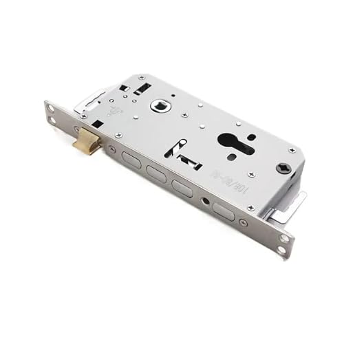 Lkfjnhepf Cylinder Door Lock Gearbox Lock Body Square Tongue Double Active Fast Security Door Password Smart(Cylinder)