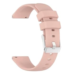 Colorcase Smart Watch Belt 20mm Compatible with Fireboltt Bsw001 Smart Watch - Silicone Strap Band - Light Peach