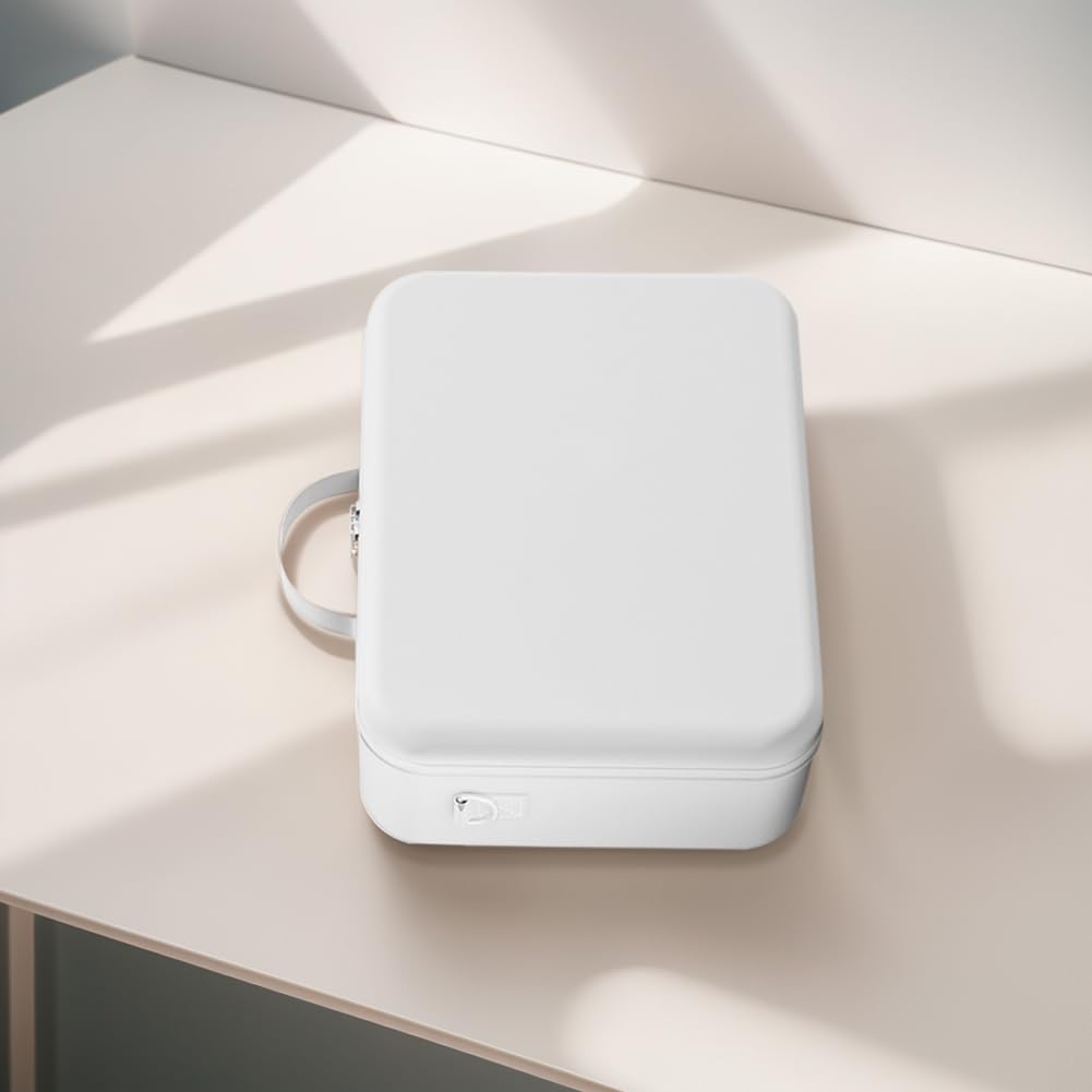 CHANGYUE Bolsa de Almacenamiento portátil de Estuche de Transporte Accesorios de Consola Switch2 (Blanco)