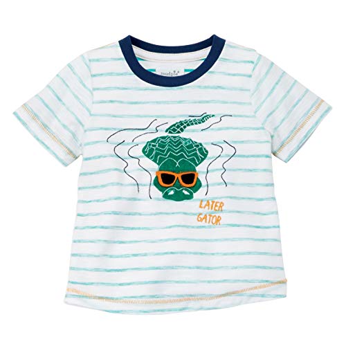 Mud Pie unisex baby Classic Mud Pie Marco Polo Tee Large White, Marco Polo, 4-5T US