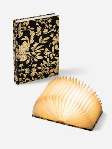 Lámpara de libros para leer de noche en el dormitorio con luz cálida decorativa