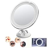 360 ° -Drehung hilft bei der Anpassung an jeden gewünschten Winkel oder Position; Der starke Saugnapf hält Ihren Spiegel mit Leichtigkeit sicher auf einer sauberen, glatten und ebenen, sauberen Oberfläche.
