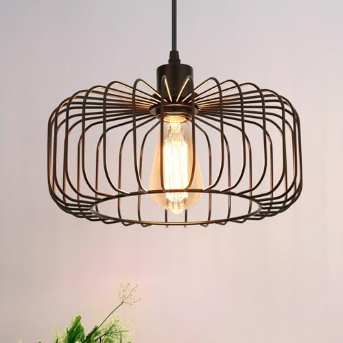 FRIDEKO HOME Suspension Noir,Moderne Lampe à suspendre Plafonnier...