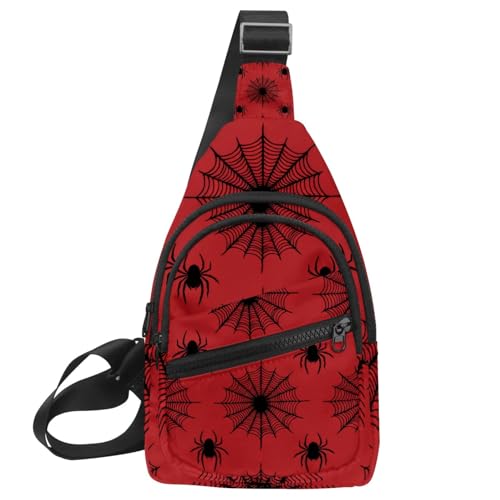 Sac à dos à bandoulière rouge pour libérer vos mains durant l'entraînement