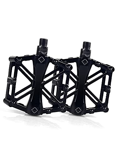 Antianxia Fahrradpedal / Rennpedal / Fahrradpedal /Achsendurchmesser 9/16 Zoll Verwendet für Verschiedene Mountainbikes, mit 16 Stollen Cover