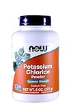 NOW Potassium Chloride Powder, 8-Ounces (Pack of 4)