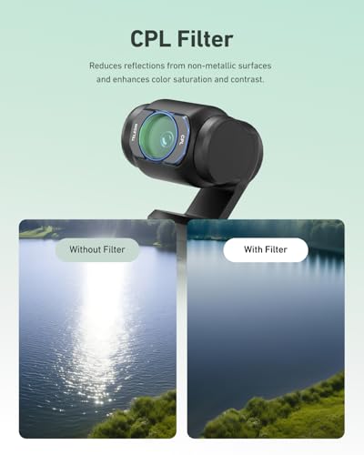 Filtre CPL Pocket 3 TELESIN polarisant circulaire multi-couches pour vidéo