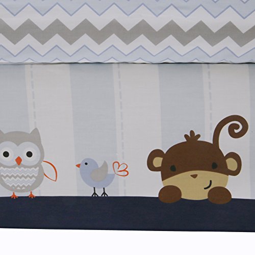 Bedtime Originals Mod Monkey 3 Piece Bedding Set #TOP3