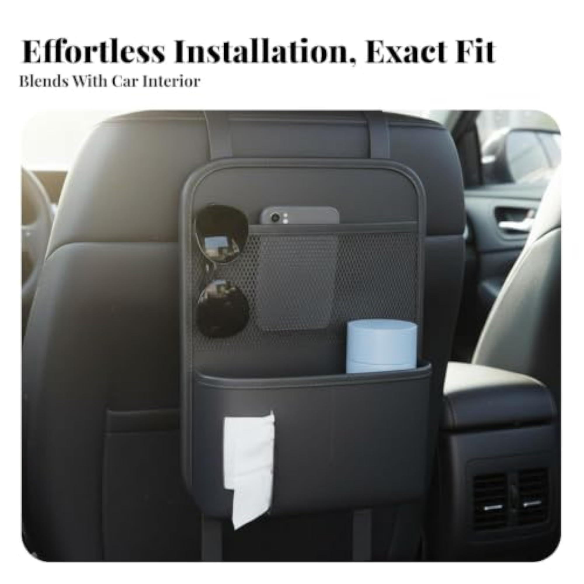 Multipurpose Hanging Backseat Pocket Organizer for Car