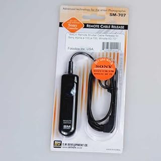 SMDV Remote Shutter Release Cable Compatible with Sony A100, A200, A300, A350, A500, A550, A560, A580, A700, A850, A900, SLT-A33, A35, A55, A57, A77, Konica Minolta Maxxum 5D, 7D