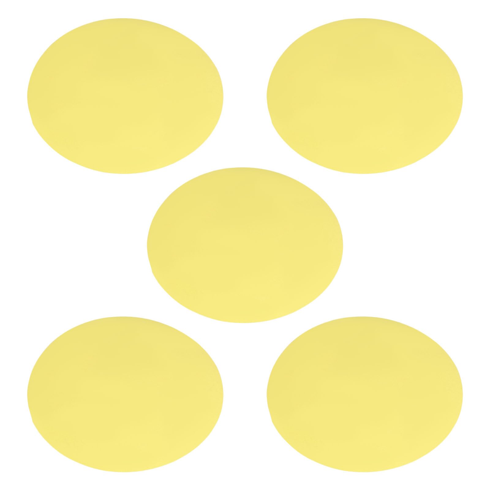Película adhesiva amarilla de 5 piezas para luces led y difusor de foco PET