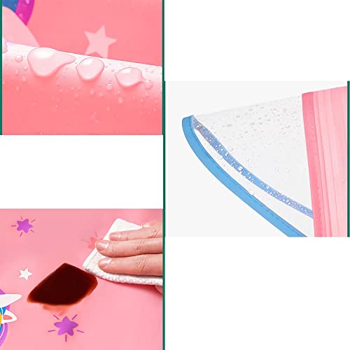 Kids Raincoat Boys Girls Rain Jacket Hooded Dinosaur Poncho Waterproof Coat Outdoor Sports 2-12Years4