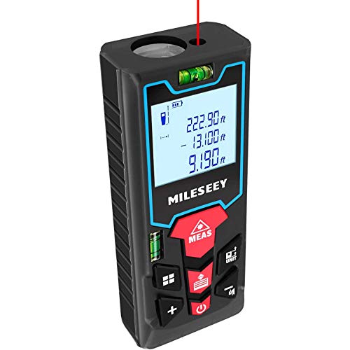 Laser Measure, MiLESEEY 328Ft Laser Measure Device wtih Backlit LCD Display Measure Distance, A…