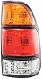Evan-Fischer Tail Light Assembly Compatible with 2000-2006 Toyota Tundra Amber/Clear/Red Lens with Standard Bed Regular and Access Cab Passenger Side