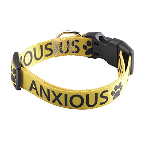 Nervous/Anxious Dog Collar Working Dog Collar Adjustable Pet Collar (Anxious Collar), Collar Collar