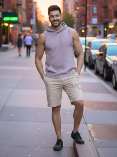 Image of Rigo Stylish Cotton Printed Vest for Men | Round Neck,Regular Fit, Sleeveless T-Shirt Vest for Men | Casual Innerwear Sando for Men & Boys - Perfect for Workouts Gym, Vacations, and Beaches