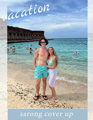 Ekouaer Swimsuit Cover Up Long Women's Pool Beach Wrap Skirt Swimwear Bikini Cover-ups Dress White - Image 3