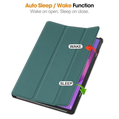 Image of ProElite Cover for Lenovo Idea Tab Pro 2nd Gen 13 inch 2026 Cover Case, Slim Trifold Flip case Cover for Lenovo Idea Tab Pro 2nd Gen 13 inch (Support Auto Sleep Wake), Dark Green