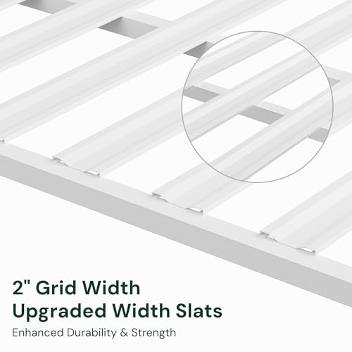 Image of SunsGrove 4x6 Garage Storage Overhead Rack Organization, Adjustable Ceiling Mounted Storage Racks, 800LBS Weight Capacity, 22 inch-40 inch Ceiling Dropdown, 2 Pcs, White