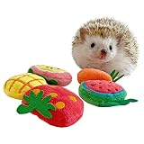 Ymid Select 5 Pcs Cute Small Animal Accessories Toys Fruit for Hedgehog Supplies Guinea Pig Hamsters