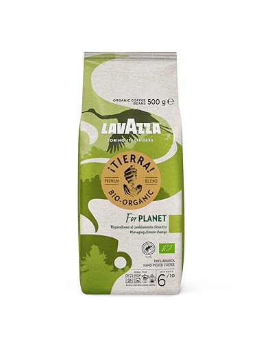 Lavazza, Tierra For Planet, 100 % Bio-Arabica Kaffeebohnen, Ideal für Espressomaschinen, Fruchtige...