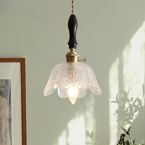Suspension laiton vintage avec douille E27 pour eclairage chic - 3